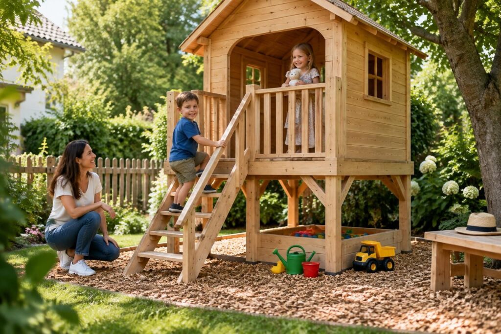 découvrez nos conseils pour construire une cabane d’enfant en extérieur : choisissez des matériaux adaptés et créez un espace de jeu ludique, confortable et sécurisé.