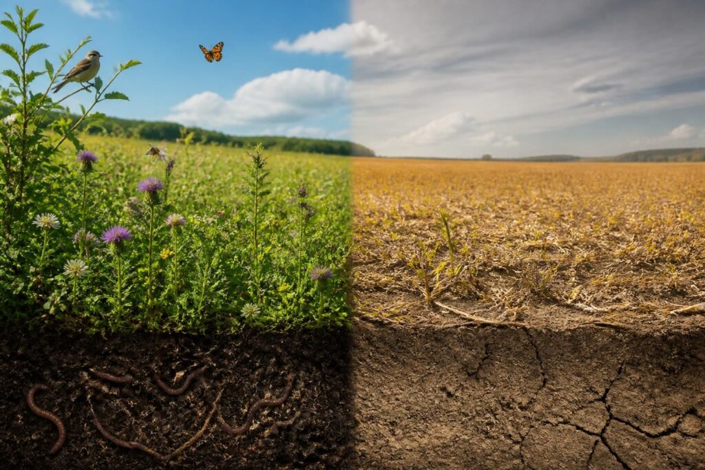 découvrez les effets des désherbants naturels et chimiques sur la biodiversité et comment choisir une solution respectueuse de l'environnement.