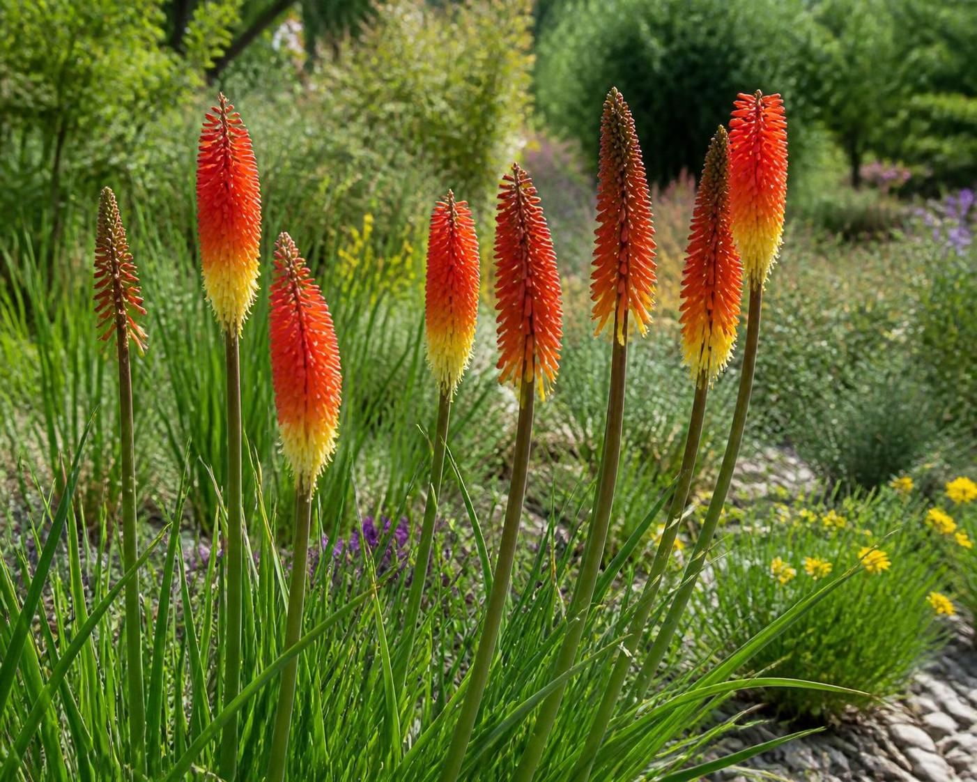 découvrez comment la kniphofia, plante exotique aux couleurs éclatantes, embellit et dynamise vos jardins écologiques tout en attirant la biodiversité.